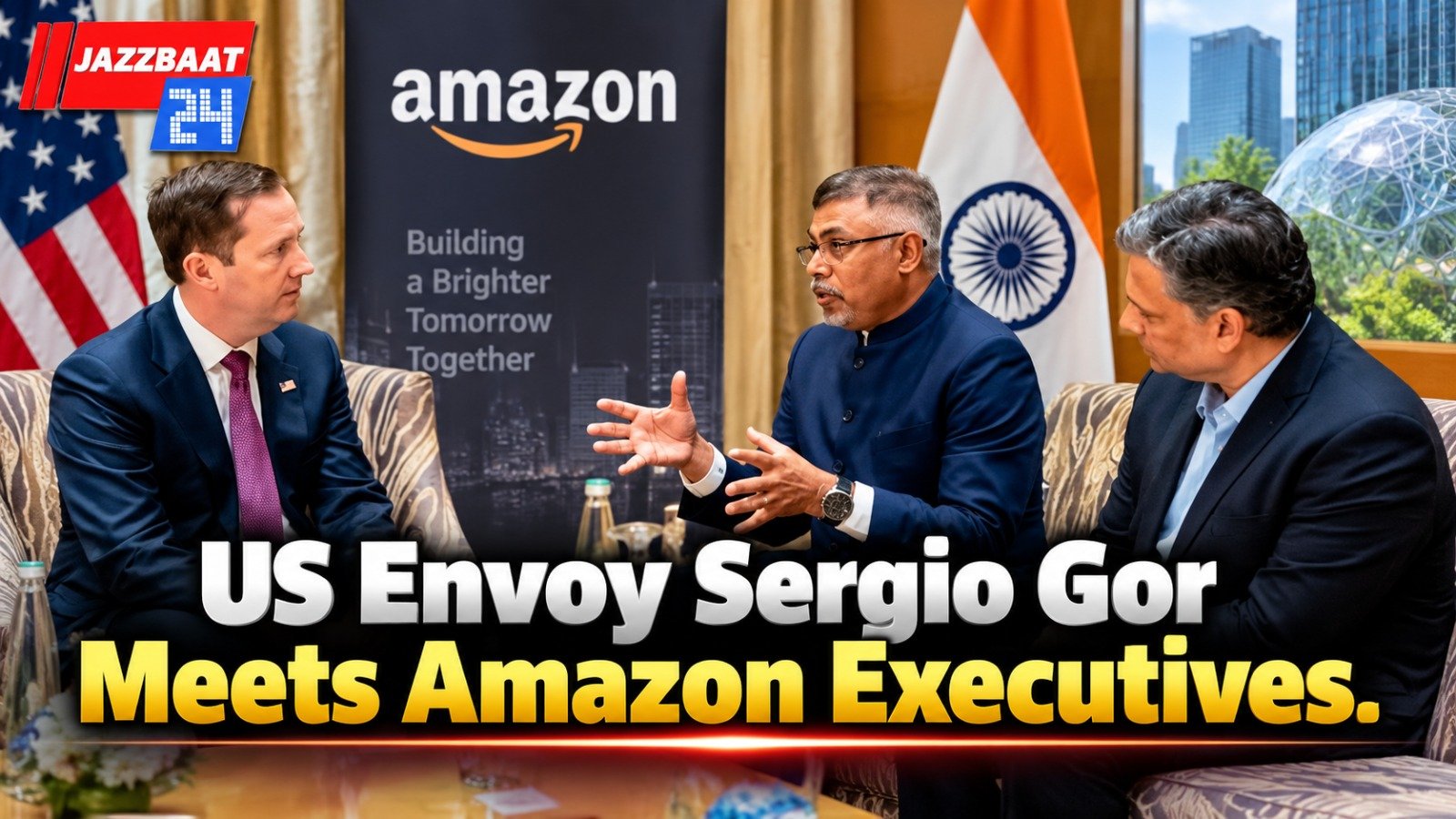 US Envoy Sergio Gor Meets Amazon Executives