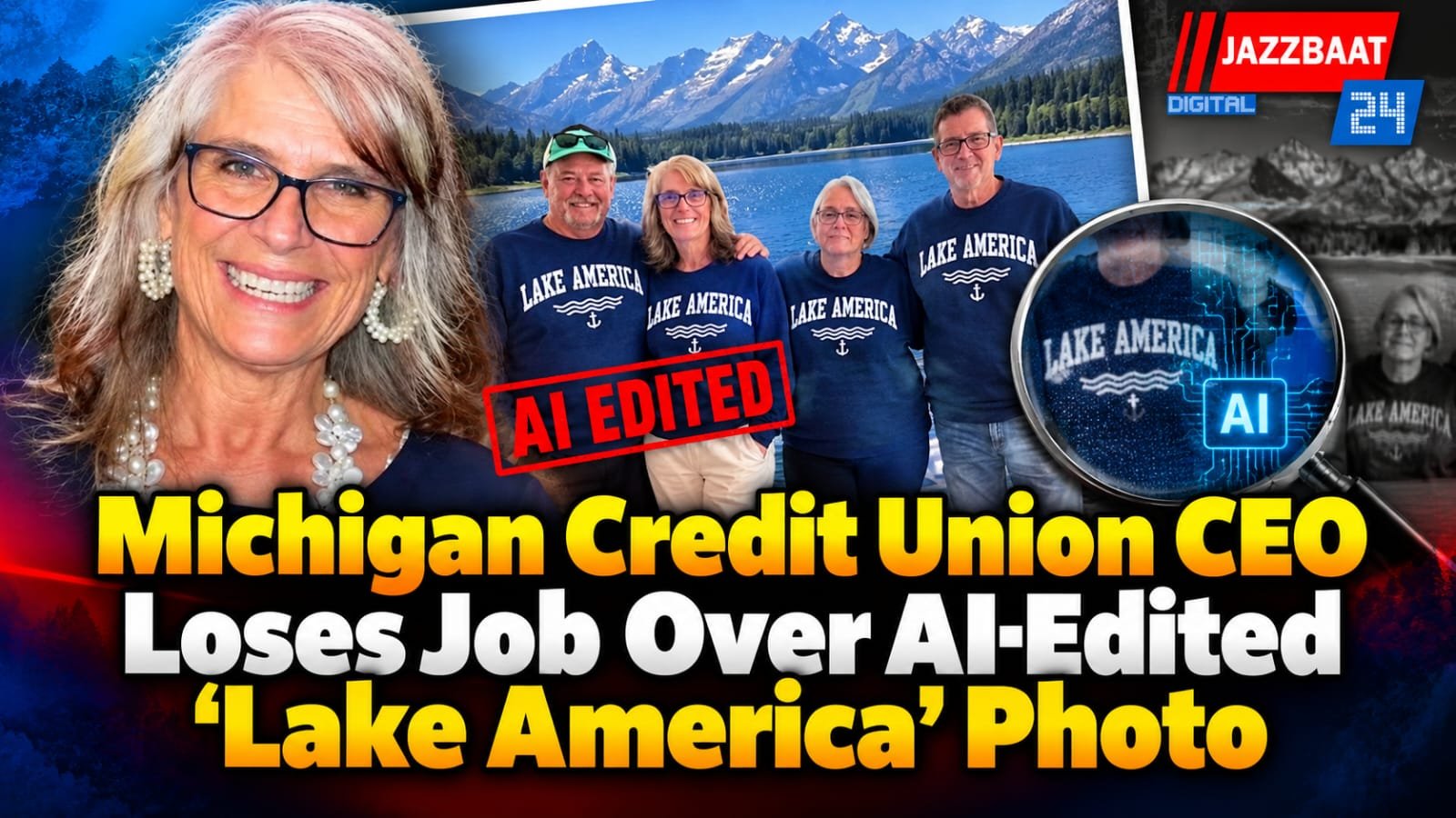 Michigan Credit Union CEO Loses Job Over AI-Edited ‘Lake America’ Photo