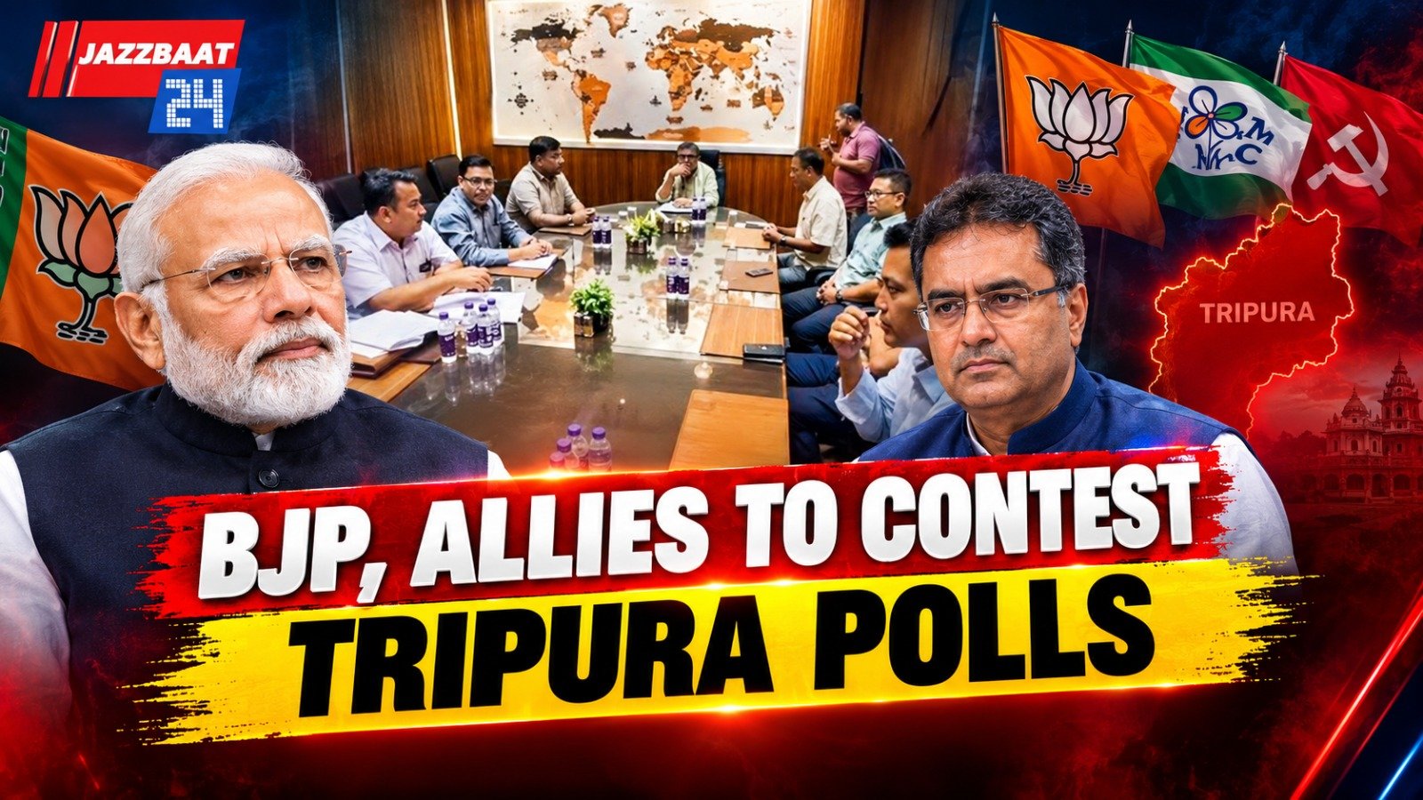 BJP, Allies to Contest Tripura Polls