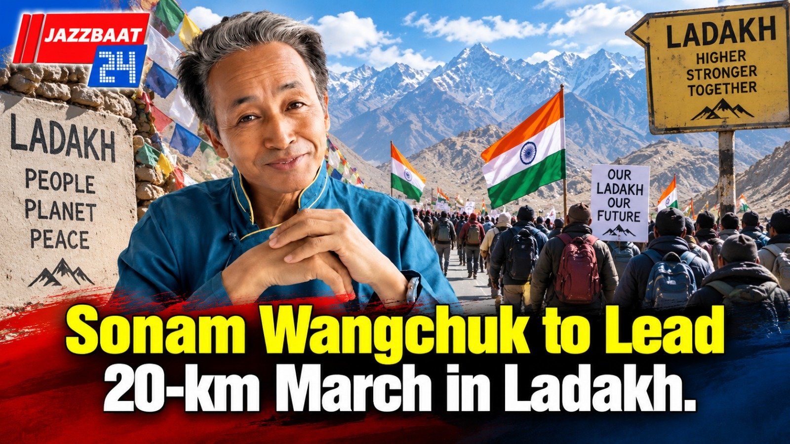 Sonam Wangchuk to Lead 20-km March in Ladakh