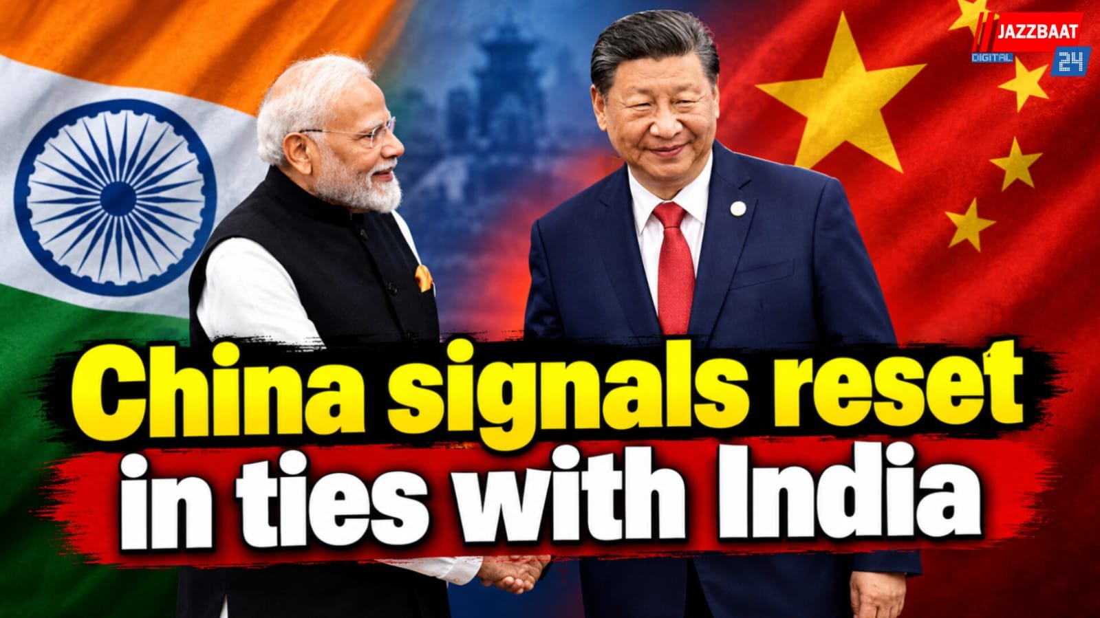 China signals reset in ties with India