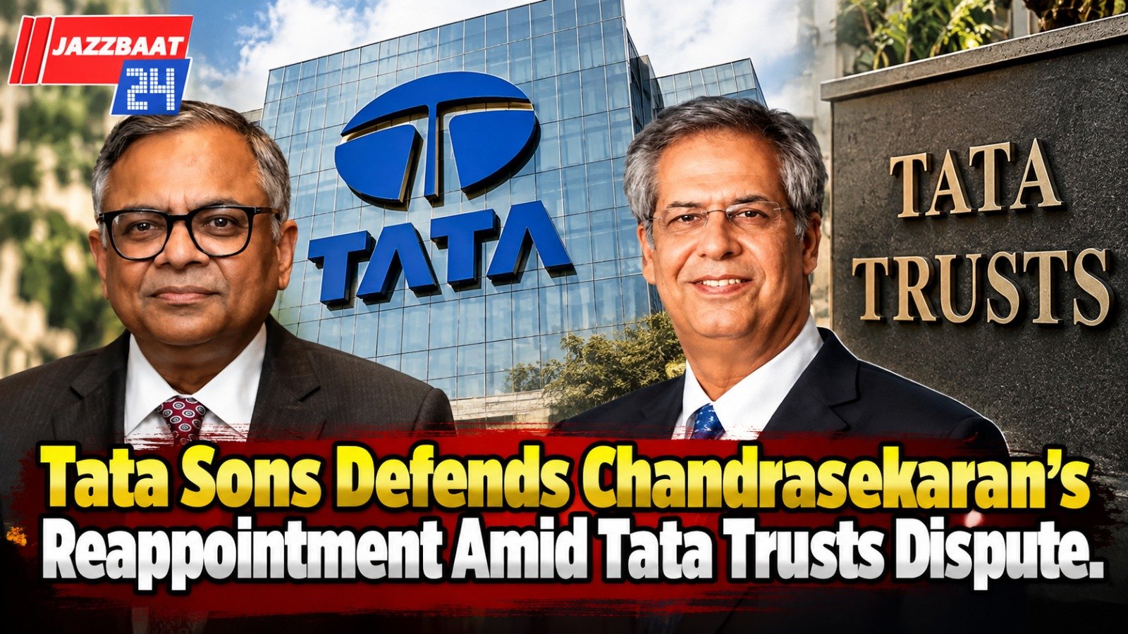 Tata Sons Defends Chandrasekaran’s Reappointment Amid Tata Trusts Dispute
