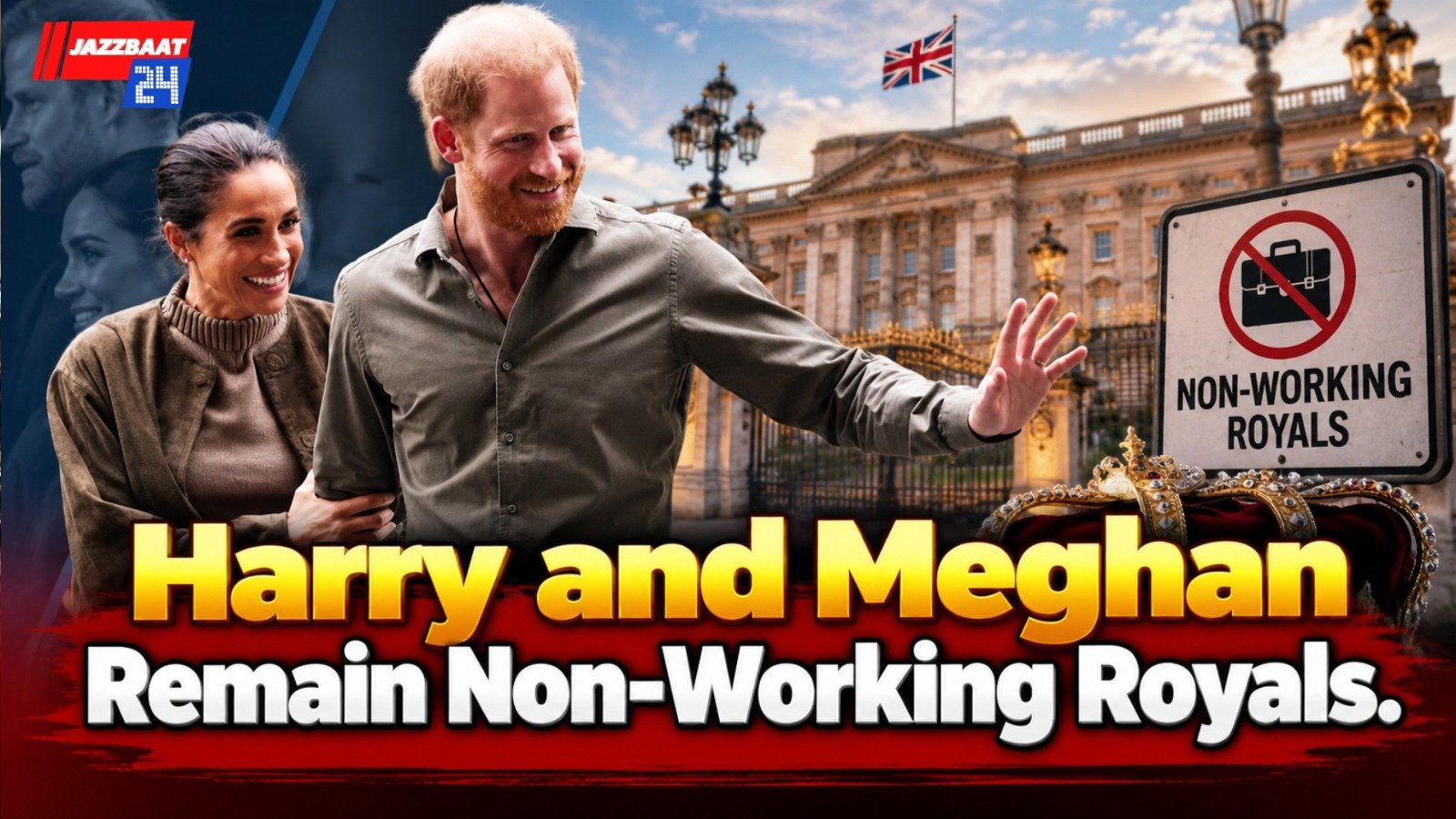 Harry and Meghan Remain Non-Working Royals