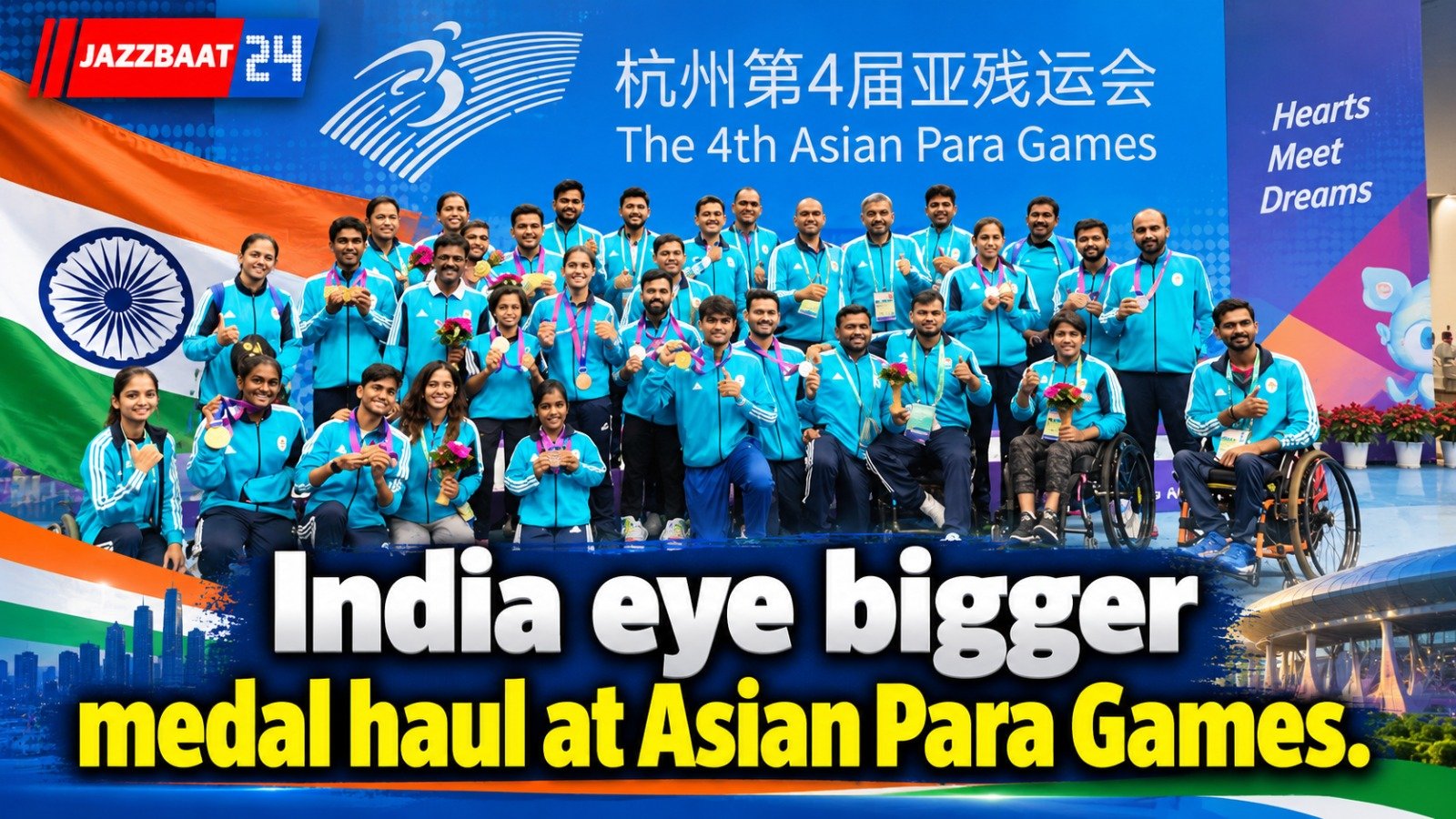 India eye bigger medal haul at Asian Para Games