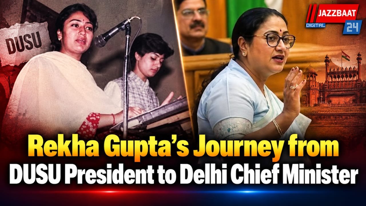 Rekha Gupta’s Journey from DUSU President to Delhi Chief Minister