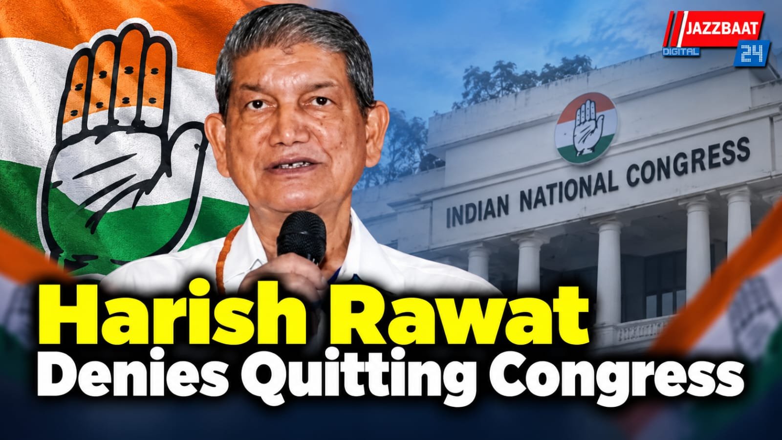 Harish Rawat Denies Quitting Congress