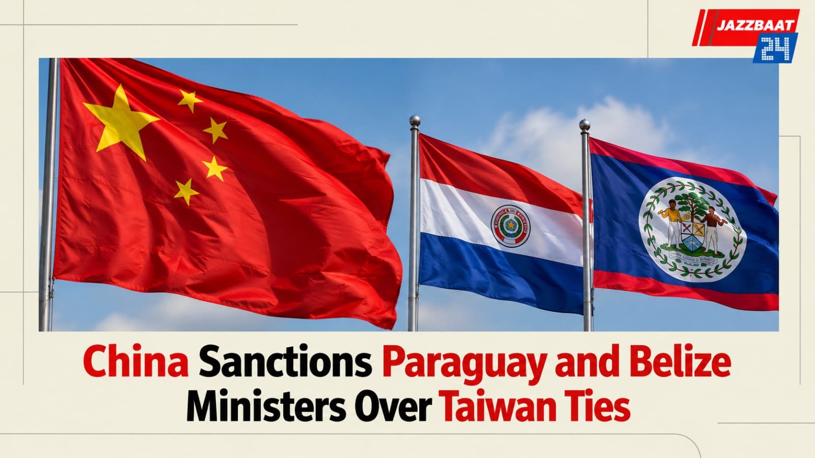 China Sanctions Paraguay and Belize Ministers Over Taiwan Ties