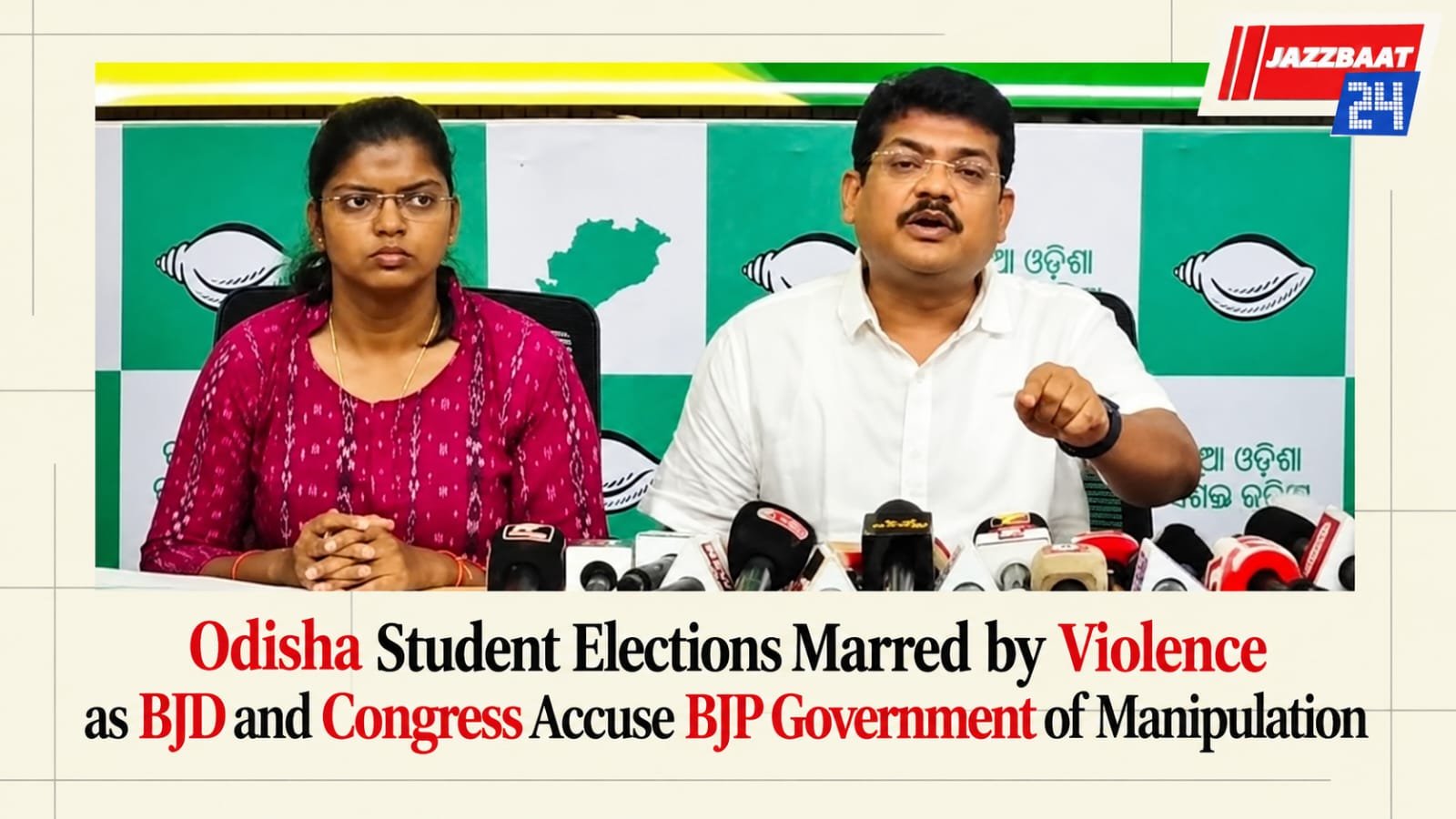 Odisha Student Elections Marred by Violence as BJD and Congress Accuse BJP Government of Manipulation