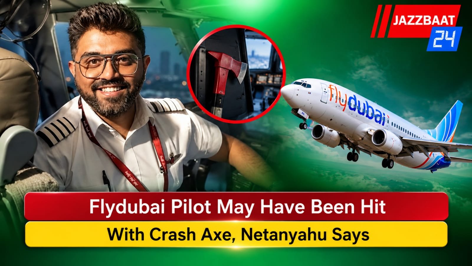 Flydubai Pilot May Have Been Hit With Crash Axe, Netanyahu Says