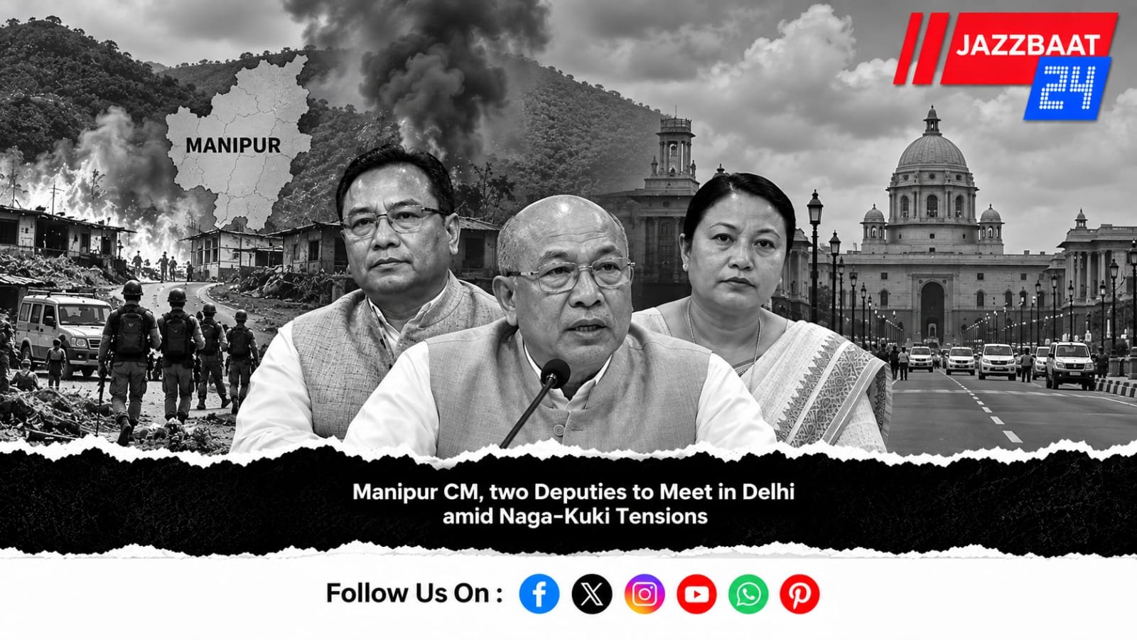Manipur CM, two deputies to meet in Delhi amid Naga-Kuki tensions