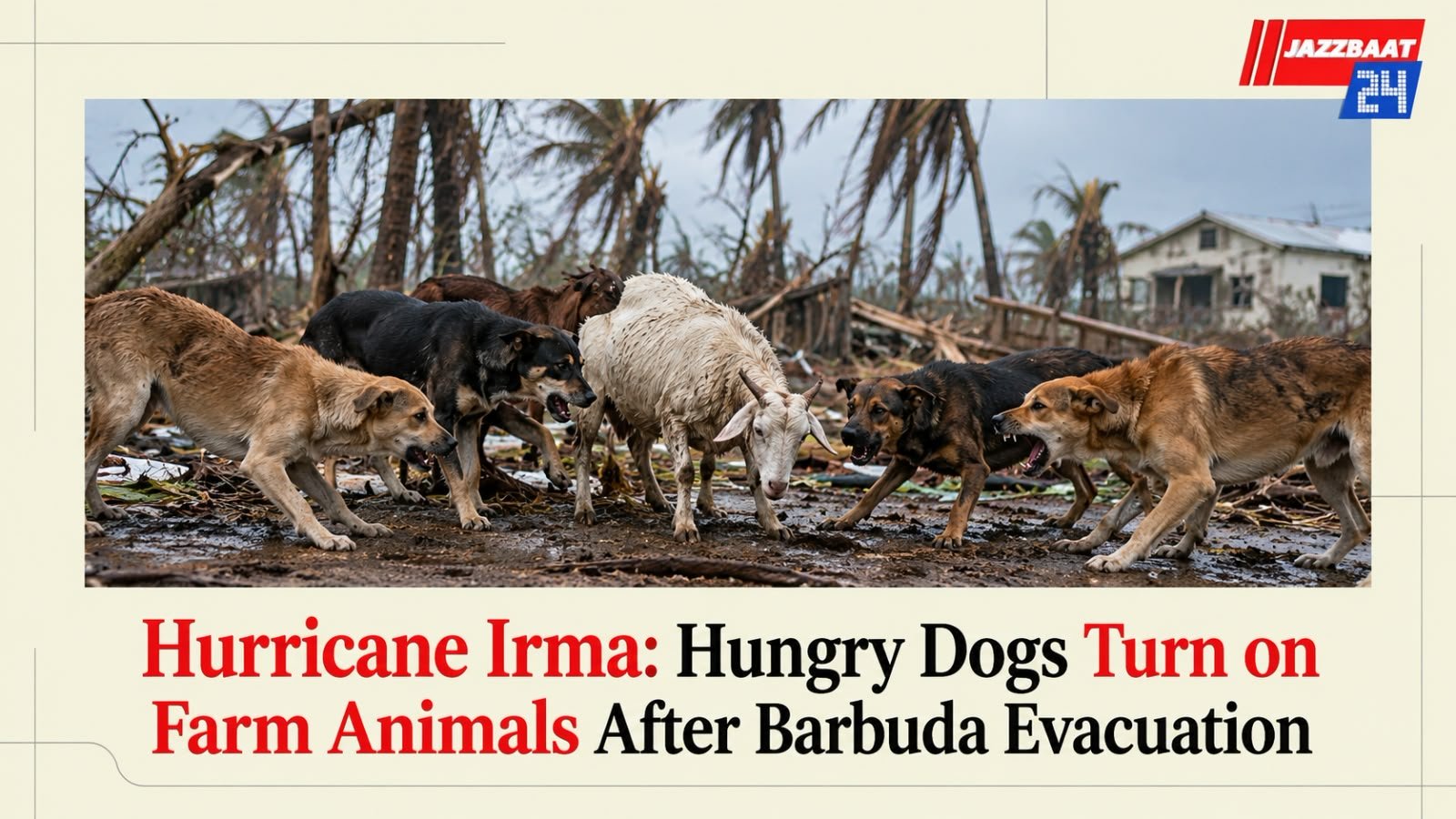 Hurricane Irma: Hungry Dogs Turn on Farm Animals After Barbuda Evacuation