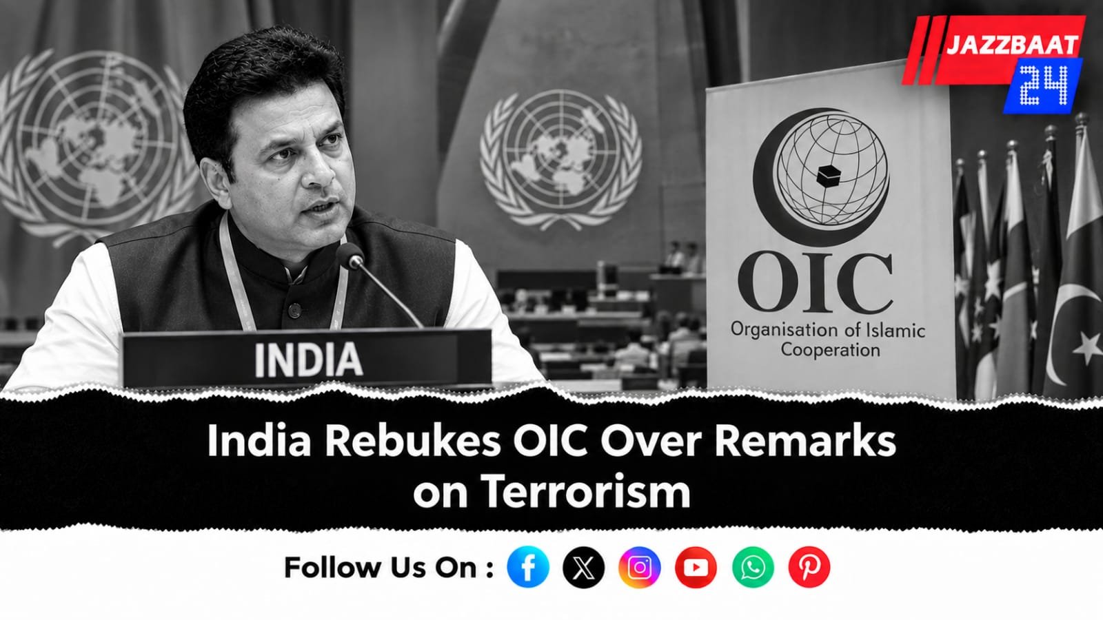 India Rebukes OIC Over Remarks on Terrorism