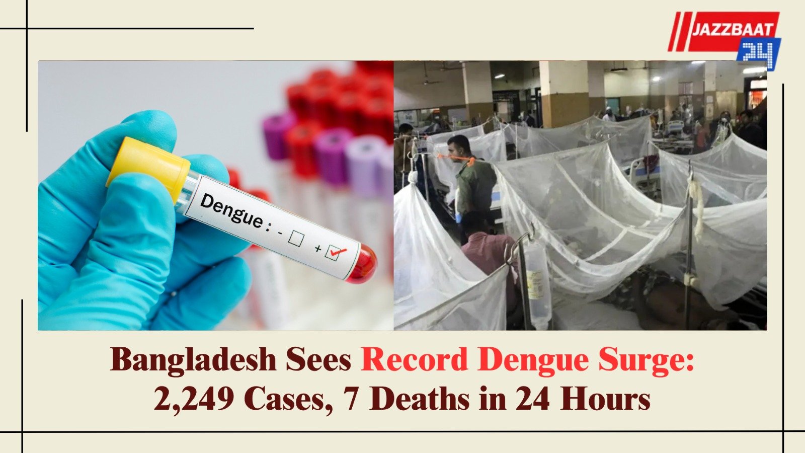 Bangladesh Sees Record Dengue Surge: 2,249 Cases, 7 Deaths in 24 Hours