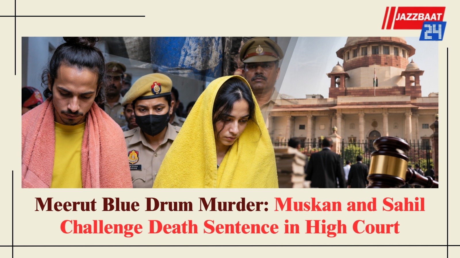 Meerut Blue Drum Murder: Muskan and Sahil Challenge Death Sentence in High Court