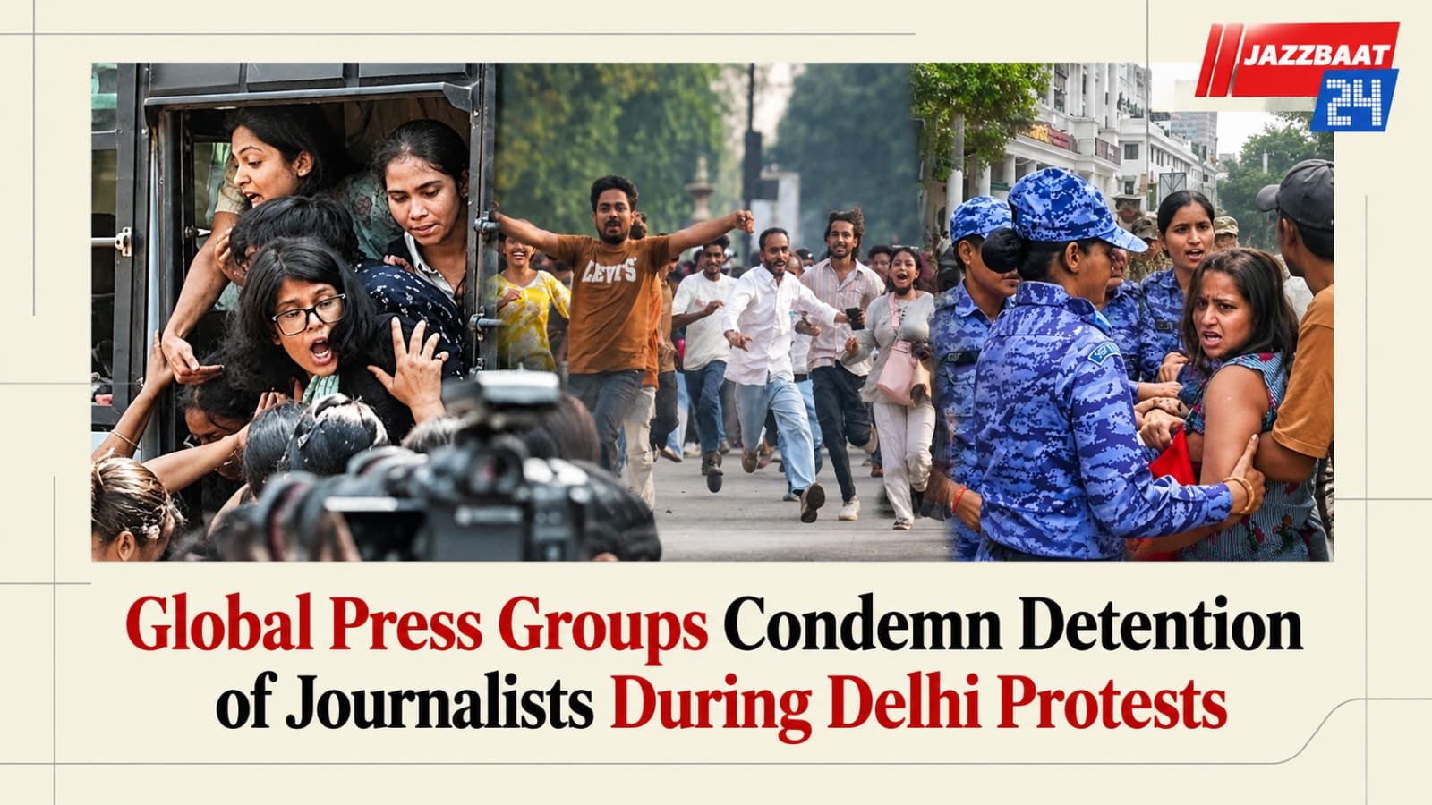 Global Press Groups Condemn Detention of Journalists During Delhi Protests
