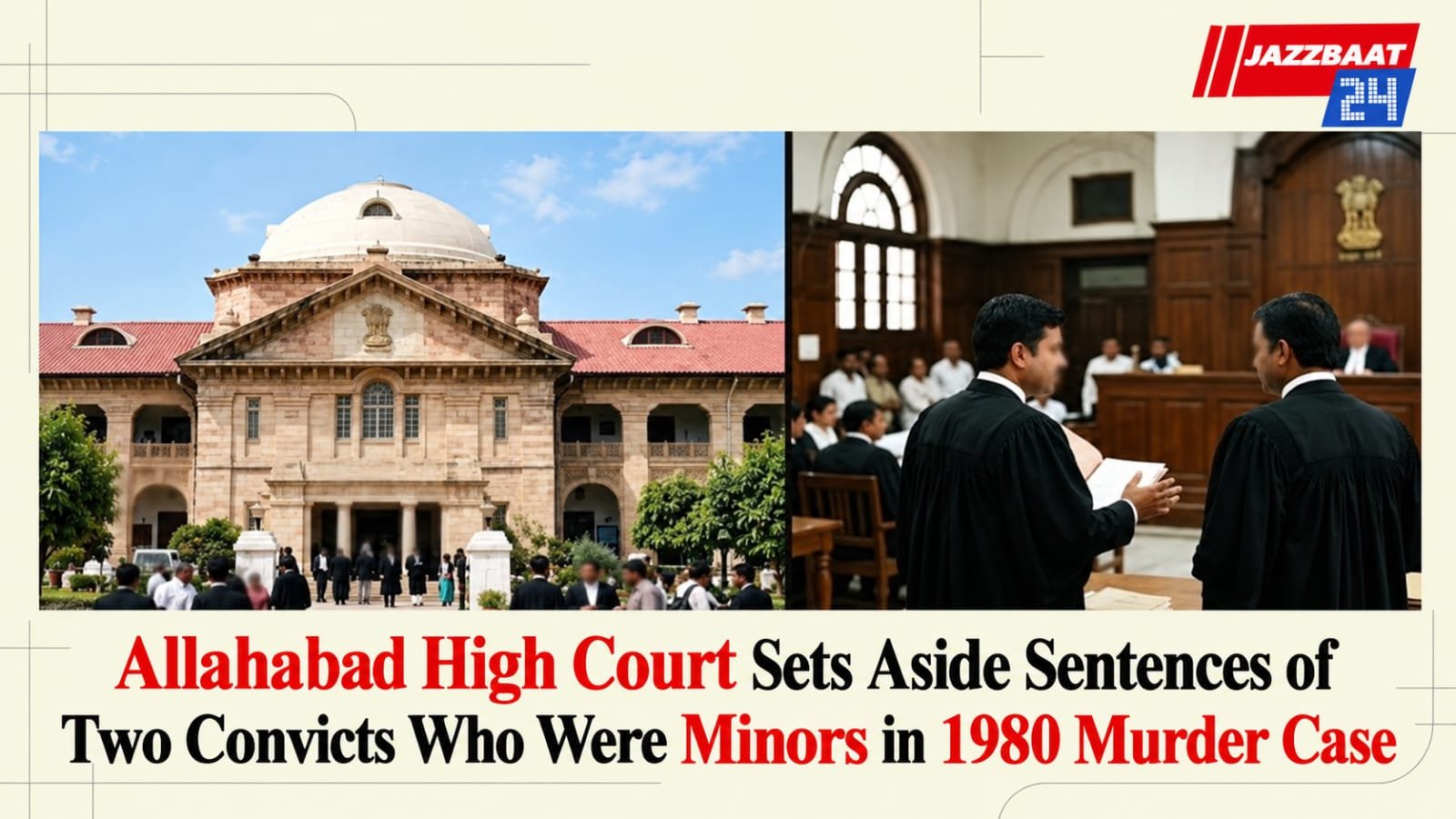 Allahabad High Court Sets Aside Sentences of Two Convicts Who Were Minors in 1980 Murder Case