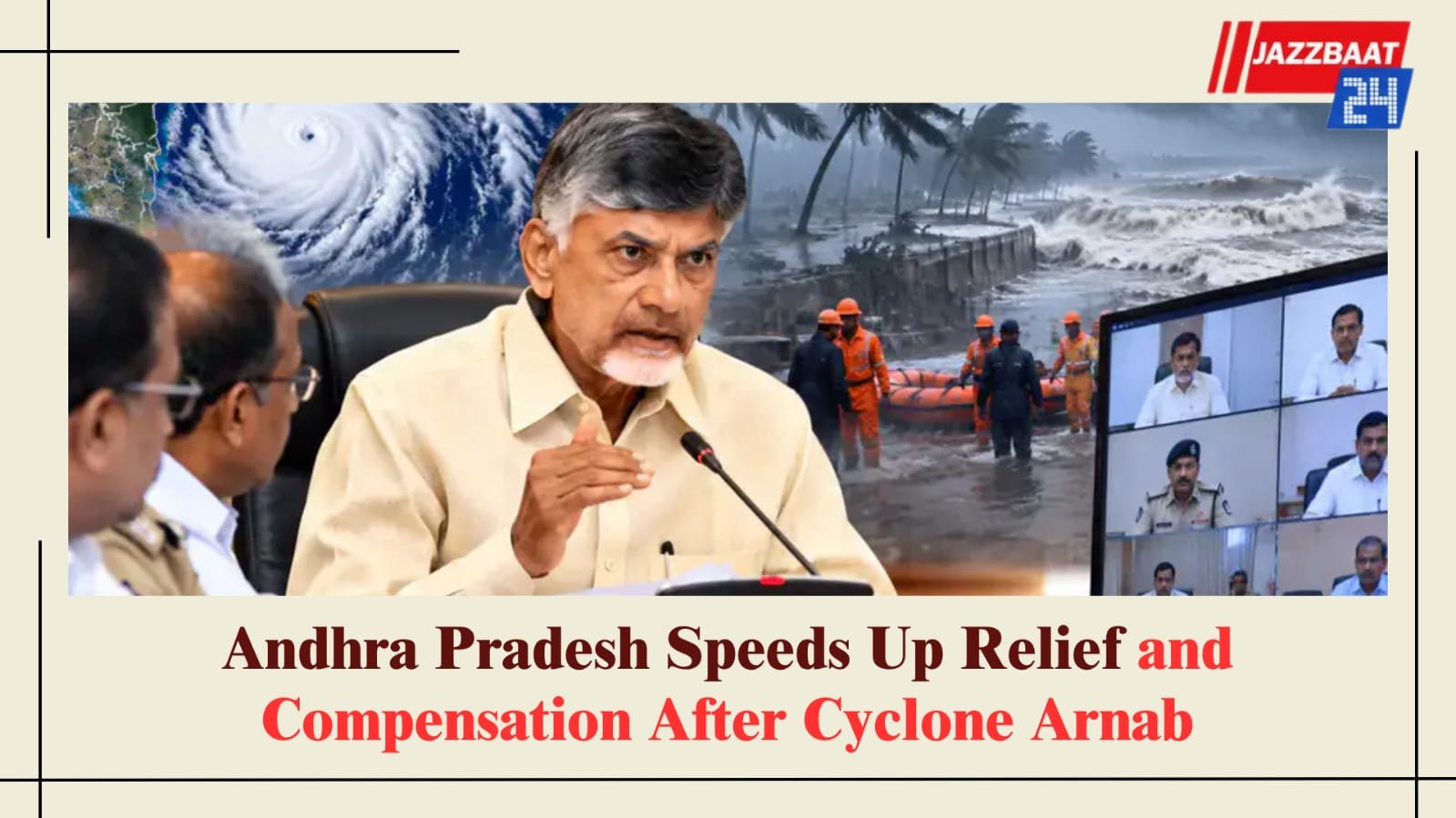 Andhra Pradesh Speeds Up Relief and Compensation After Cyclone Arnab