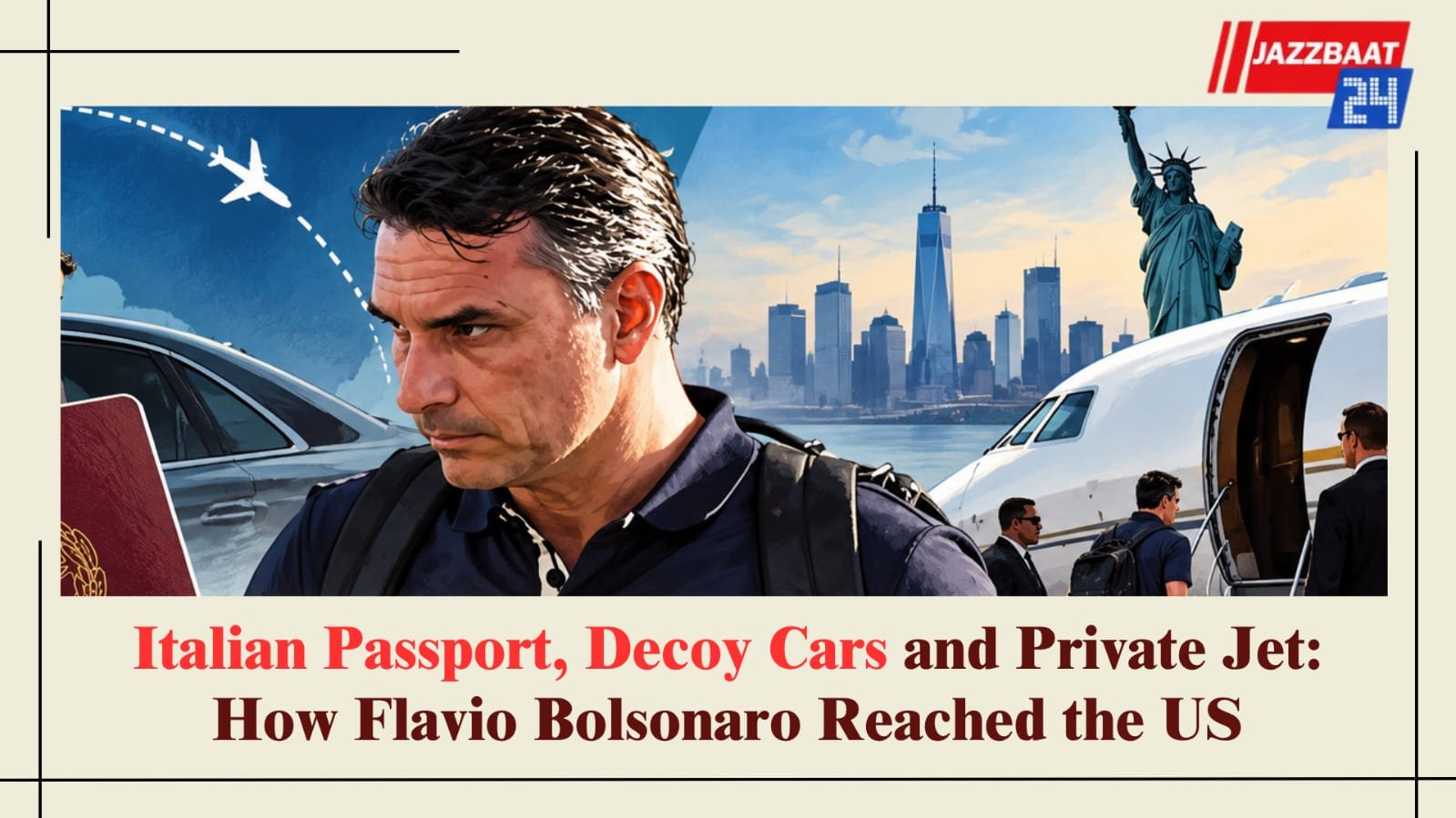 Italian Passport, Decoy Cars and Private Jet: How Flavio Bolsonaro Reached the US
