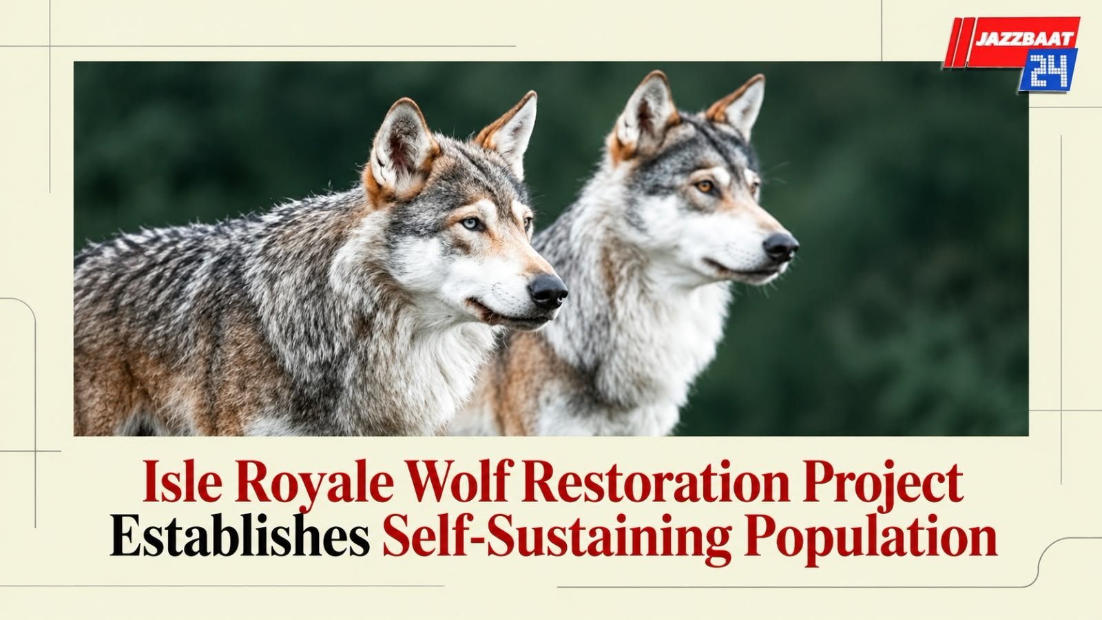 Isle Royale Wolf Restoration Project Establishes Self-Sustaining Population