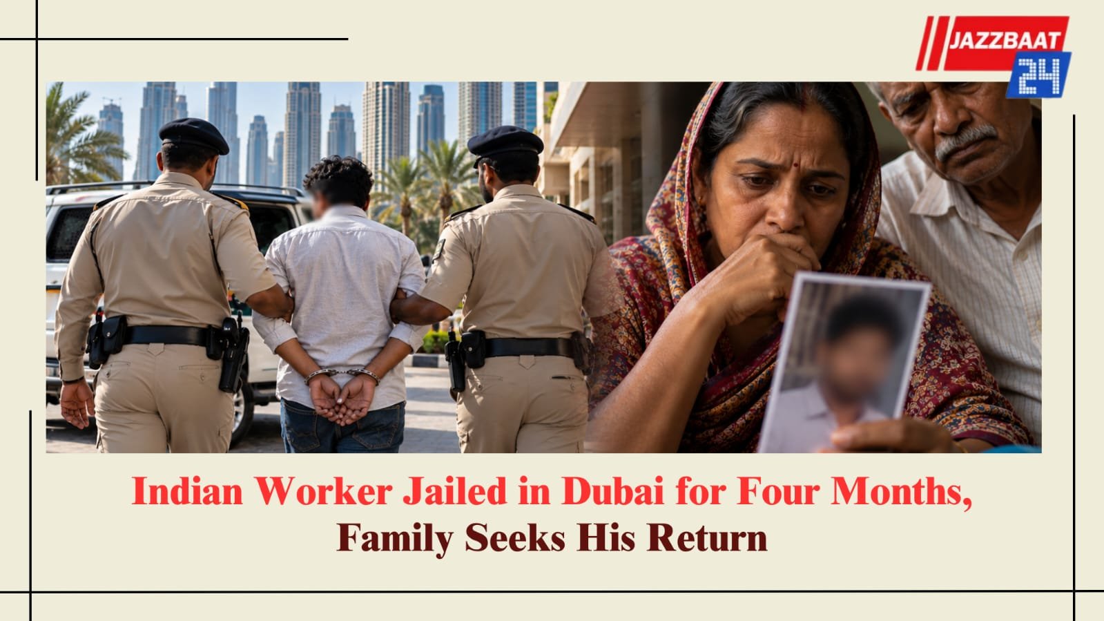 Indian Worker Jailed in Dubai for Four Months, Family Seeks His Return