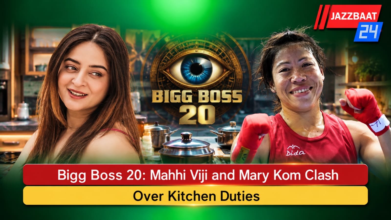 Bigg Boss 20: Mahhi Vijj and Mary Kom Clash Over Kitchen Duties