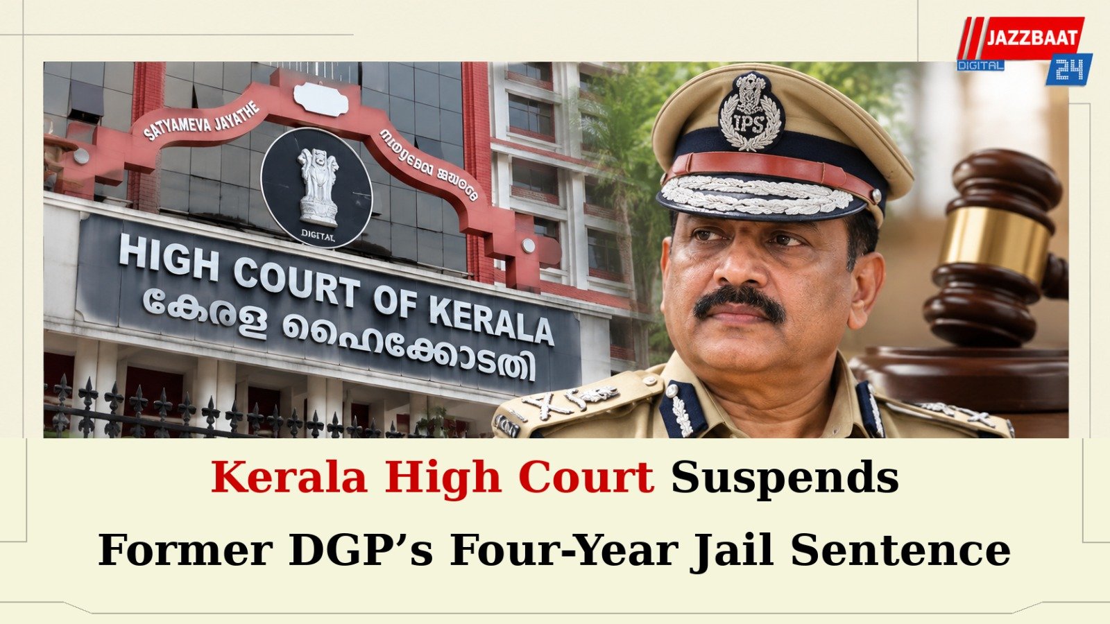 Kerala High Court Suspends Former DGP’s Four-Year Jail Sentence