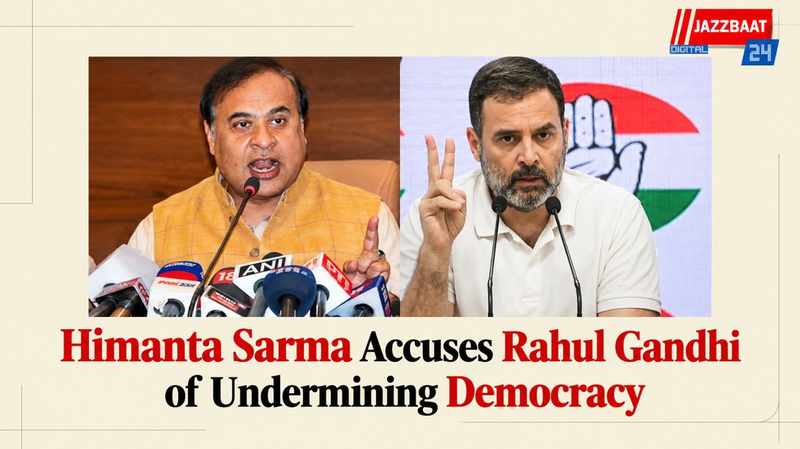 Himanta Sarma Accuses Rahul Gandhi of Undermining Democracy