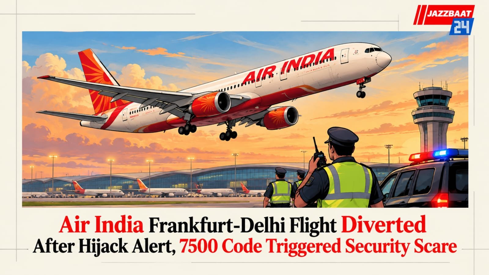 Air India Frankfurt-Delhi Flight Diverted After Hijack Alert, 7500 Code Triggered Security Scare