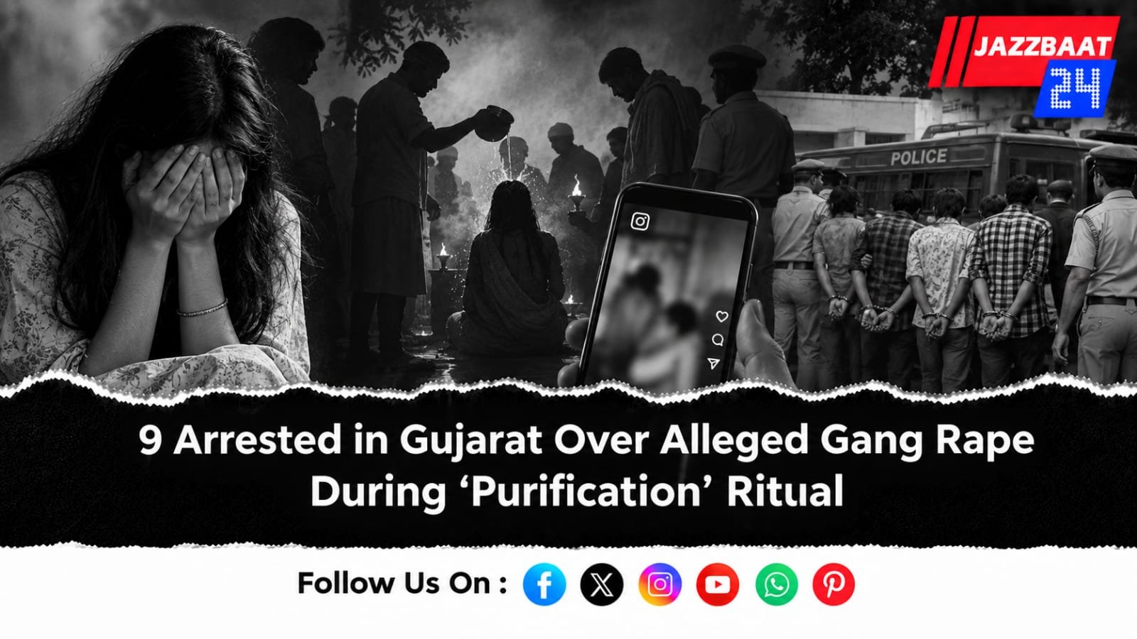 9 Arrested in Gujarat Over Alleged Gang Rape During ‘Purification’ Ritual