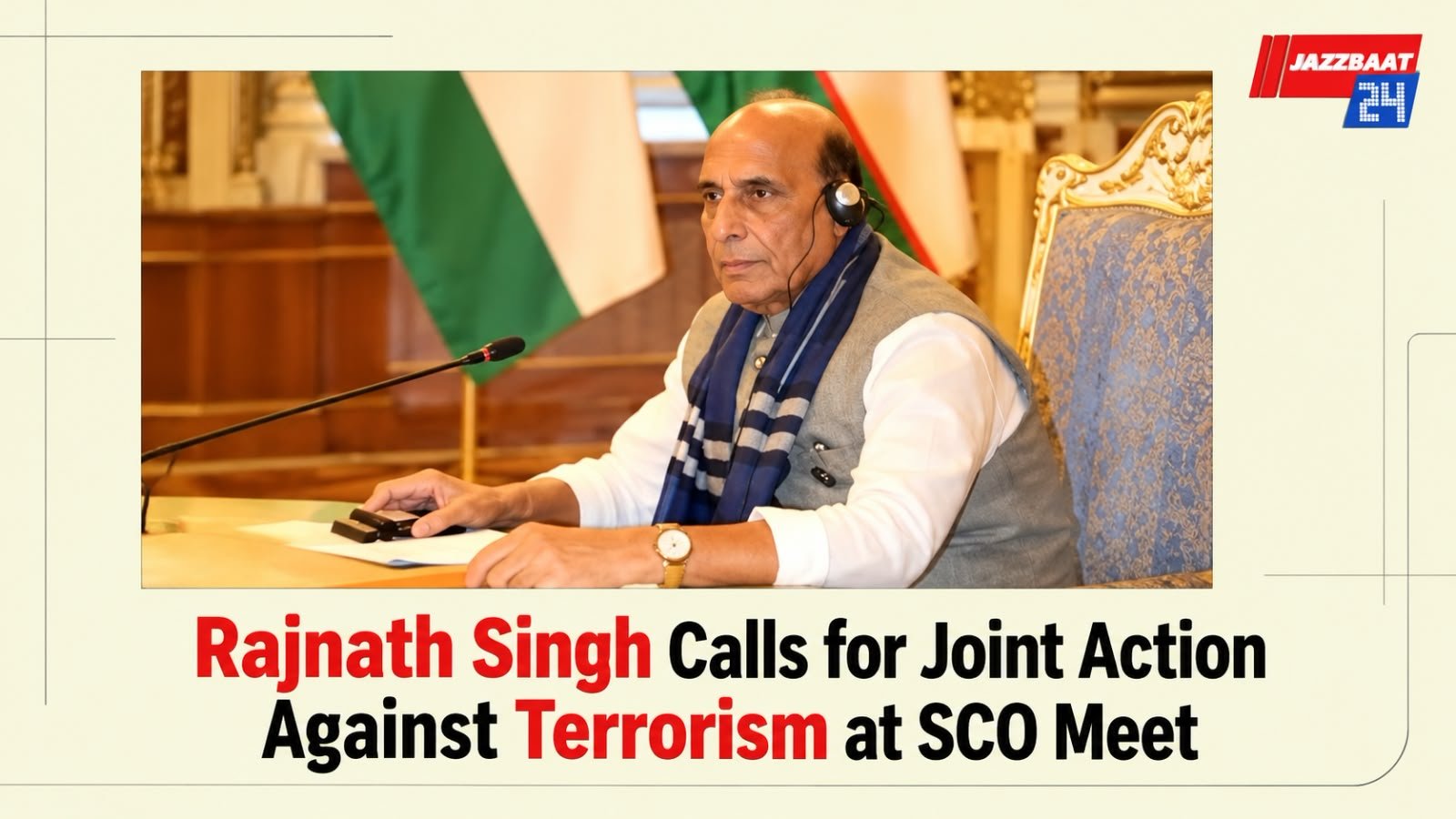 Rajnath Singh Calls for Joint Action Against Terrorism at SCO Meet