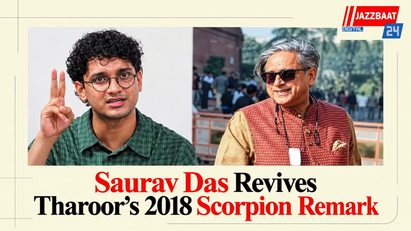 Saurav Das Revives Tharoor’s 2018 Scorpion Remark