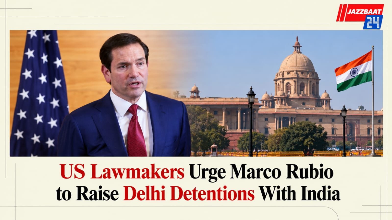 US Lawmakers Urge Marco Rubio to Raise Delhi Detentions With India